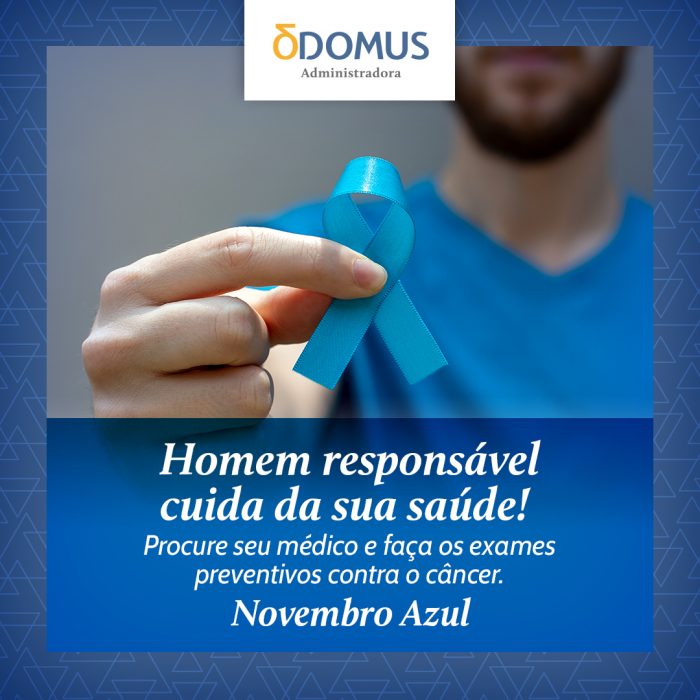 Homem responsável cuida da sua saúde!