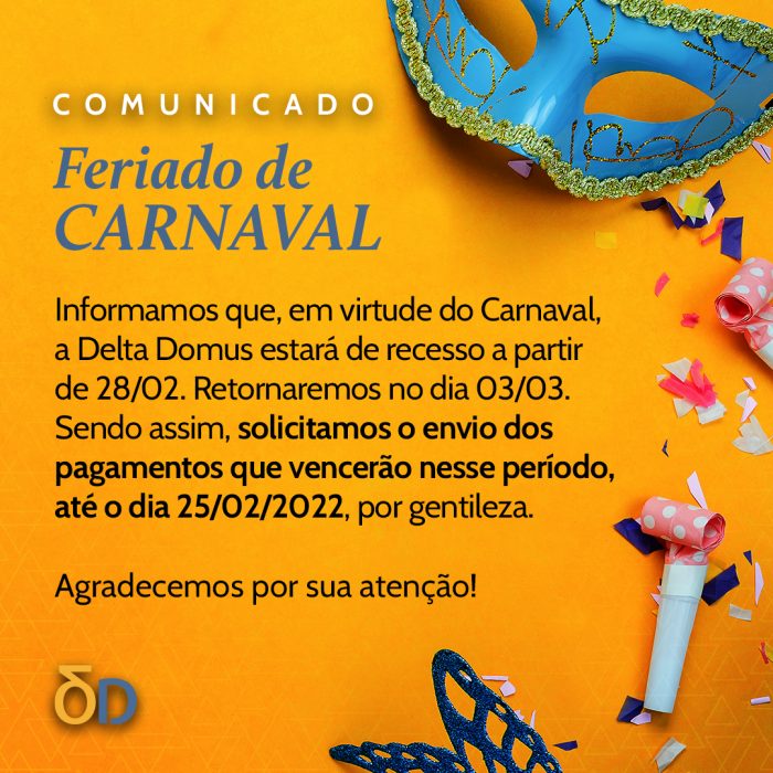 Comunicado – Carnaval