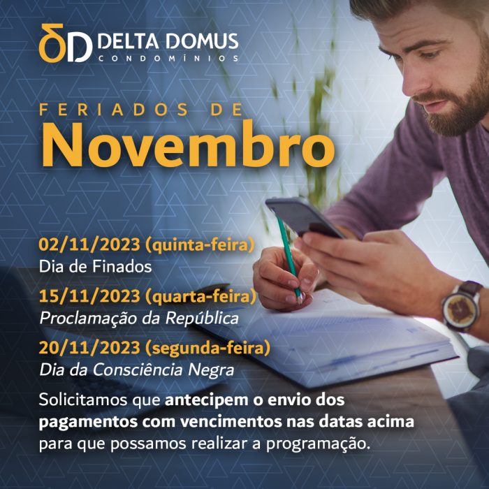 Feriados de Novembro