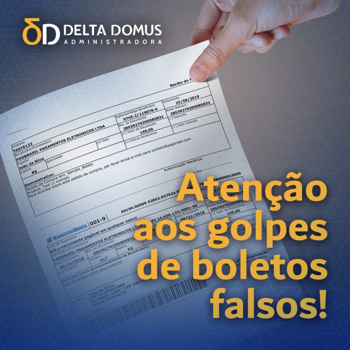 Atenção aos golpes de boletos falsos!