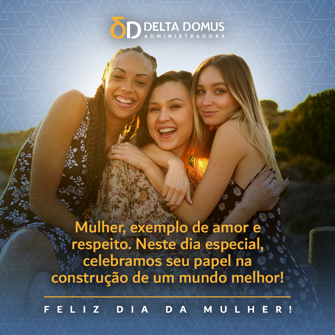 Mulher, exemplo de amor e respeito! Neste dia especial, celebramos seu papel na construção de um mundo melhor. Feliz dia da Mulher!